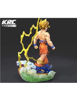KRC 1/4 Scale Super Saiyan Goku Namek Saga Statue
