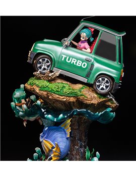 Zero Studio Dragonball Bulma & Goku Statue
