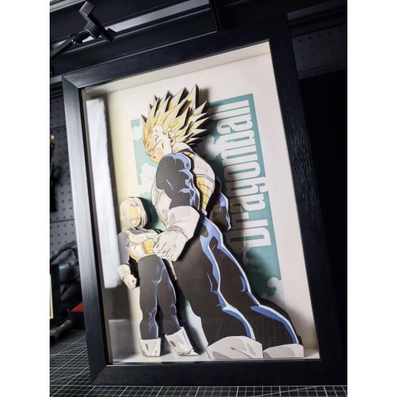 Drunky Monkey Crew  Vegeta & Trunks 3D Picture