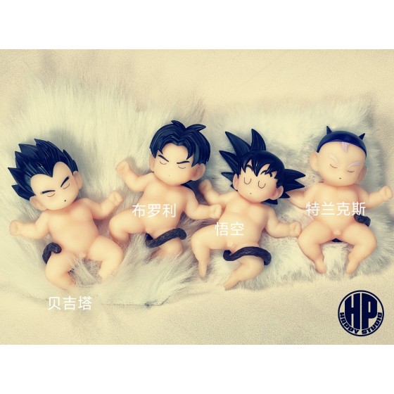 Happy Studio DBZ Baby Goky Vegeta Trunks Broly Set of 4