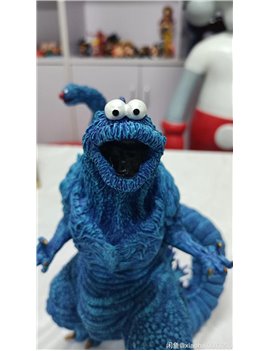 Cookie Monster x Godzilla 30cm