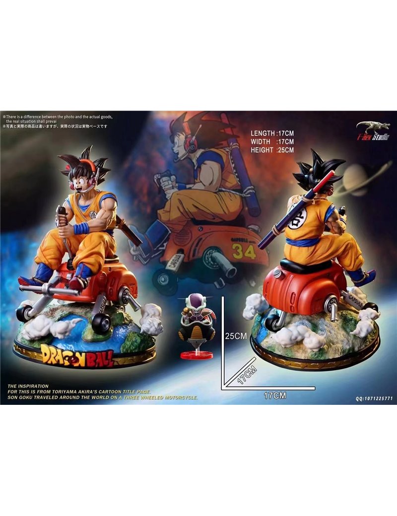 T-Rex Studio Dragonball Goku World Travel Resin Statue