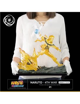Tsume Naruto & Sasuke Resin Statue Set