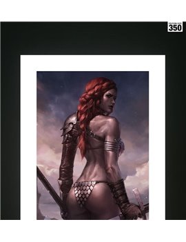 Sideshow 501064U The Red Sonja: Birth of the She-Devil Pre-Battle Version Fine Art Print