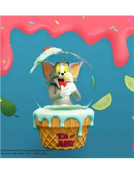 Soap Studio トム&ジェリー シリーズ -アイスクリームスノーグローブ レジン 樹脂製 フィギュア