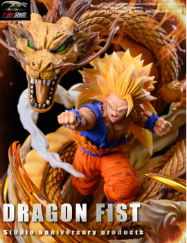 T-Rex Dragonball Goku 3 Dragon Fist Resin Statue - Standard Version