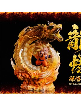 LG League WCF Dragonball Goku 3 Dragon Fist Resin Statue