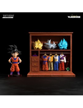7Stars Dragonball WCF Goku Wardrobe Resin Statue Set