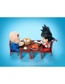 Dim Dragonball Goku & Krillin Table for 2 Resin Statue Set
