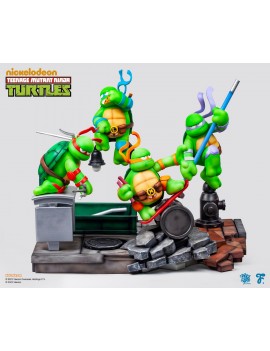 FOOLS PARADISE TMNT Teenage Mutant Ninja Turtles Statue Set