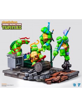 FOOLS PARADISE TMNT Teenage Mutant Ninja Turtles Statue Set