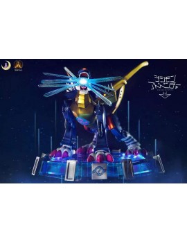 Moon Goddess x MIMAN Studio Digimon Adventure Tri. Metal Garurumon Statue