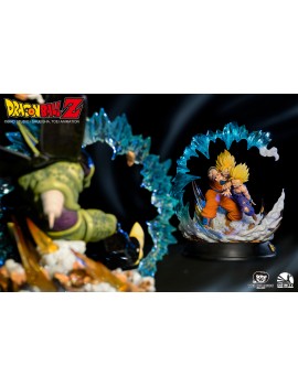 Infinity Studio Dragonball Father-Son Goku & Gohan Vs Perfect Cell Resin Statue