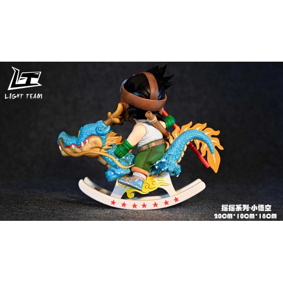 Light Team Dragon Ball Goku & Shenron Rocking Horse Statue
