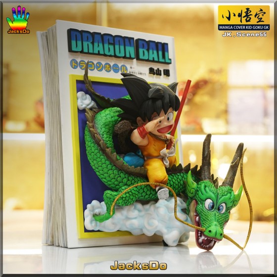 JacksDo Studio Dragon Ball Comic Title Page Goku & Shenron