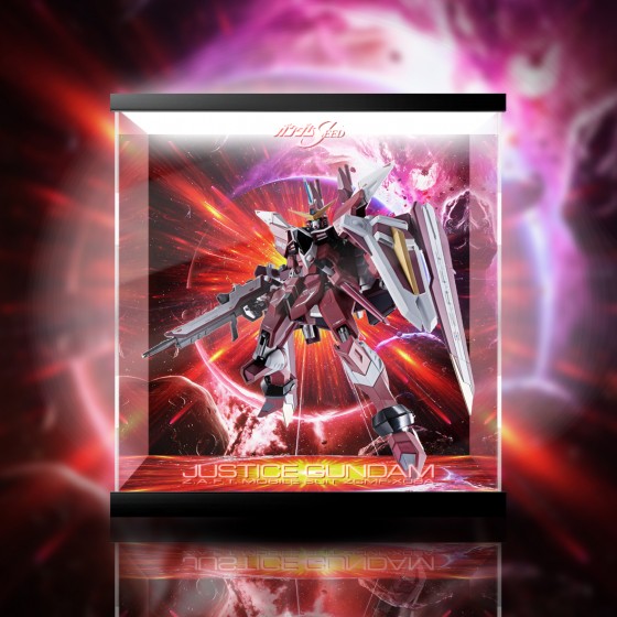 High Quality Acrylic Display Box for Metal Build Gundam SEED Justice Gundam