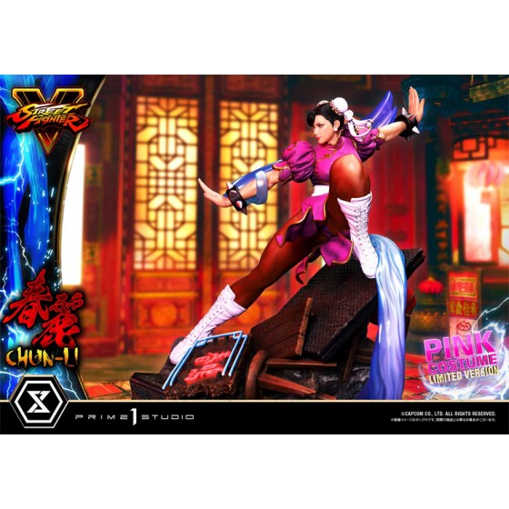 Prime 1 Studio Street Fighter V 1/4 Chun-Li Pink Costume Limited Version